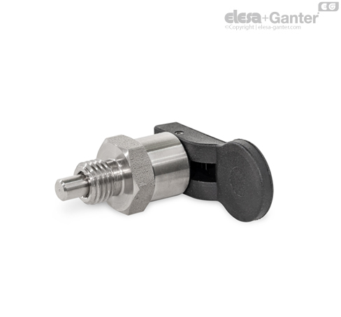 GN 823-NI-C Indexing Plungers Stainless steel, with rest position